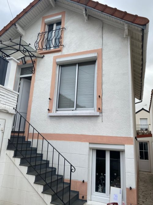 facade maison avant ravalement technique armé