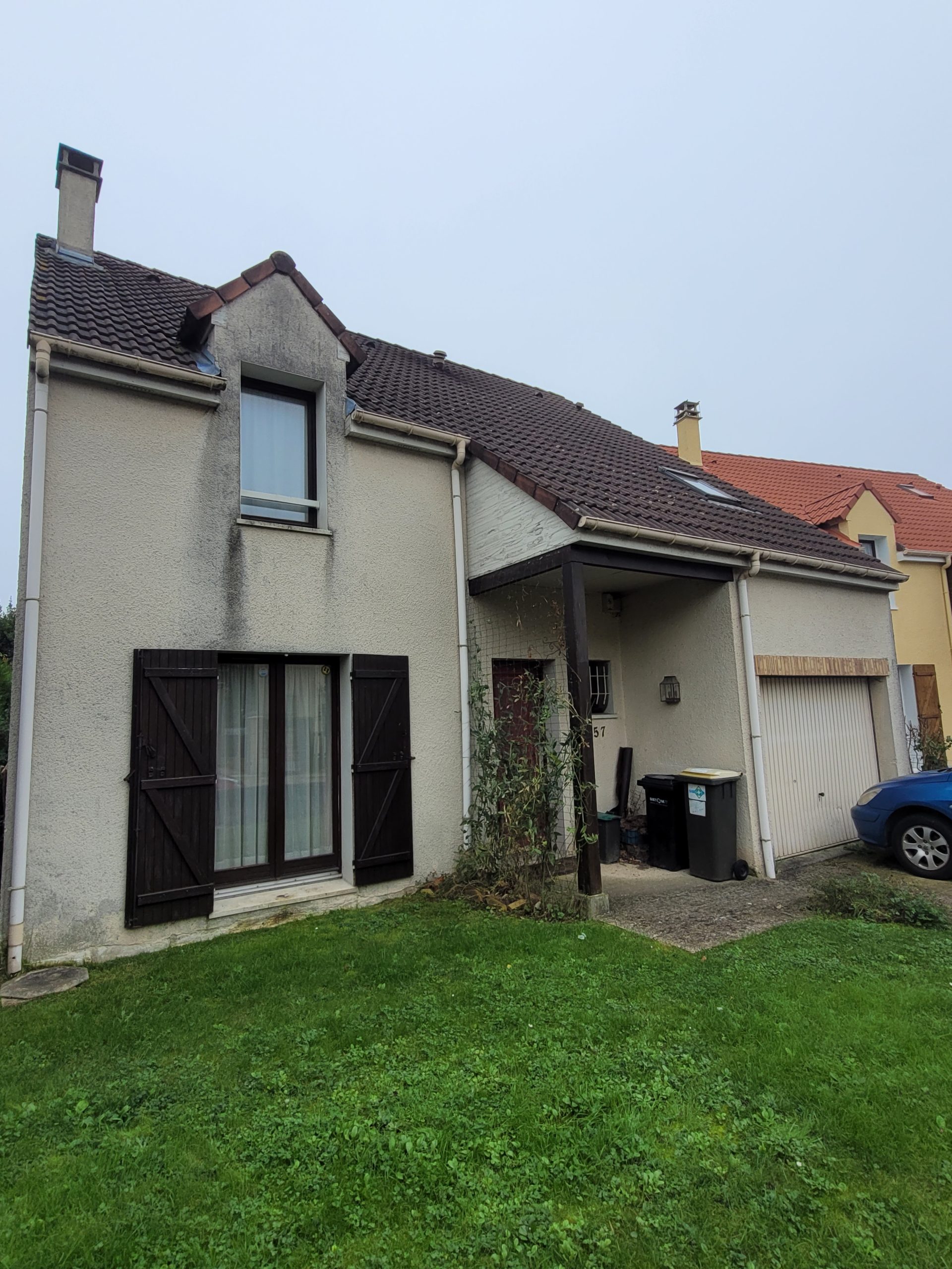 Ravalement imperméabilité peinture au 57, rue Robespierre77340 PONTAULT COMBAULT - Avant