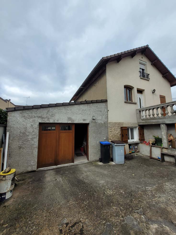 Avant ravalement imperméabilité peinture au 14, Chemin du Tournay 77100 MEAUX