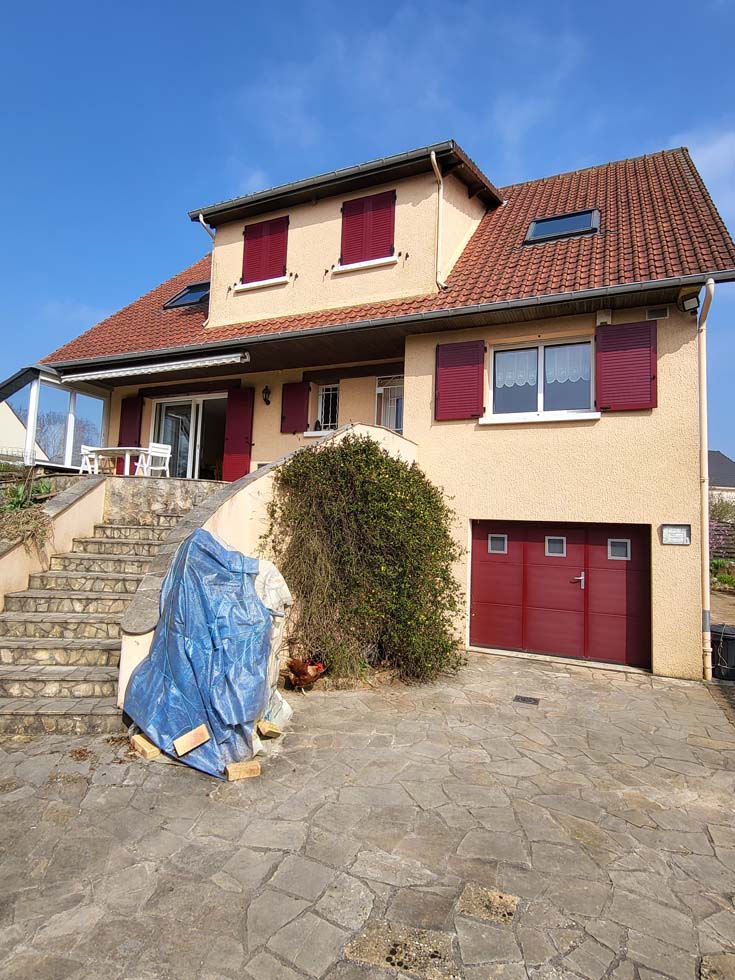 Avant ravalement armé au 04, rue Albert Camus 77114 CHEVRY COSSIGNY