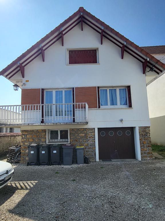 Façade ancienne avant travaux à Longjumeau