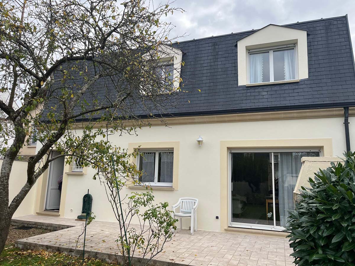 Beau pavillon après ravalement de façade